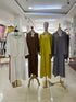 Summer Collar Down Oversize Shirt With Long Maxi Dress Sets